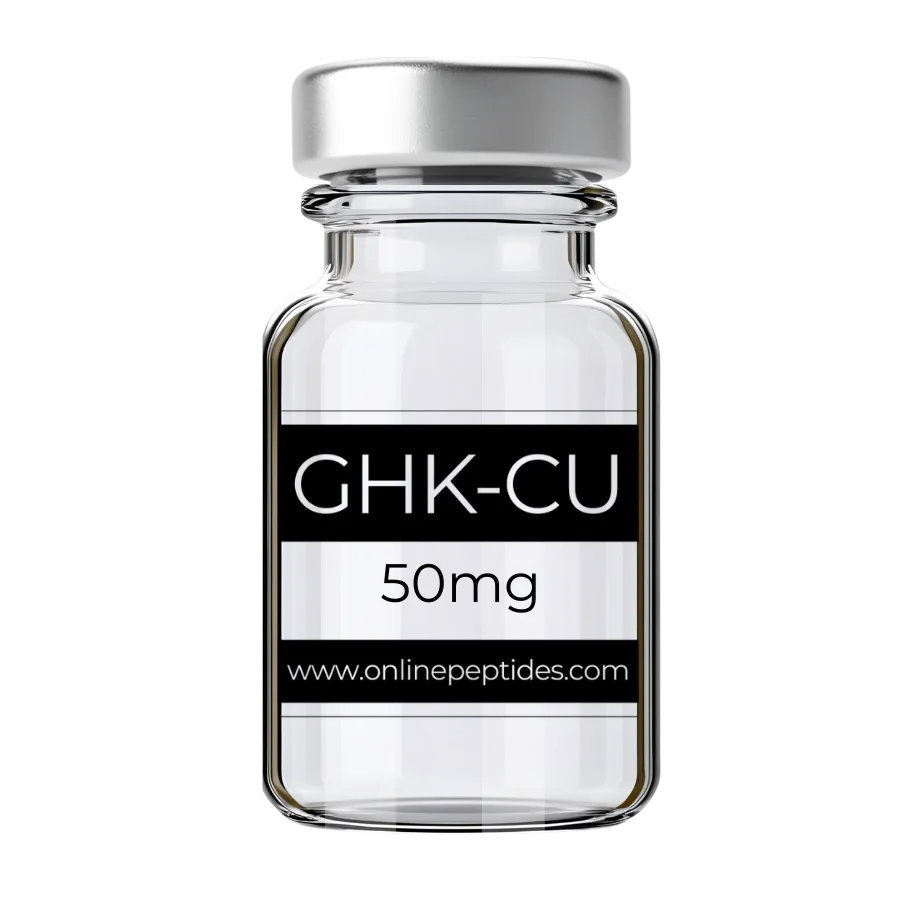 GHK-CU research peptide vial