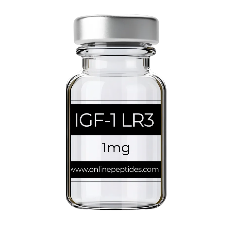 IGF-1 LR3 research peptide vial