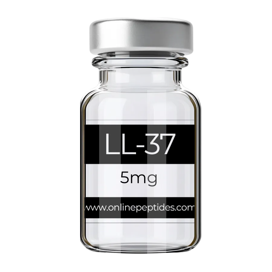 LL-37 research peptide vial