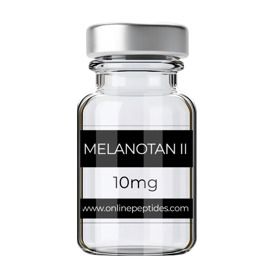 Melanotan II research peptide vial