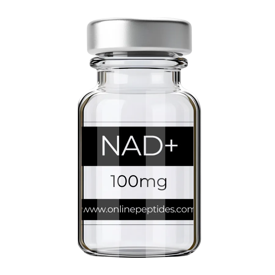 NAD+ research peptide vial