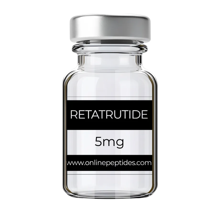 Retatrutide research peptide vial