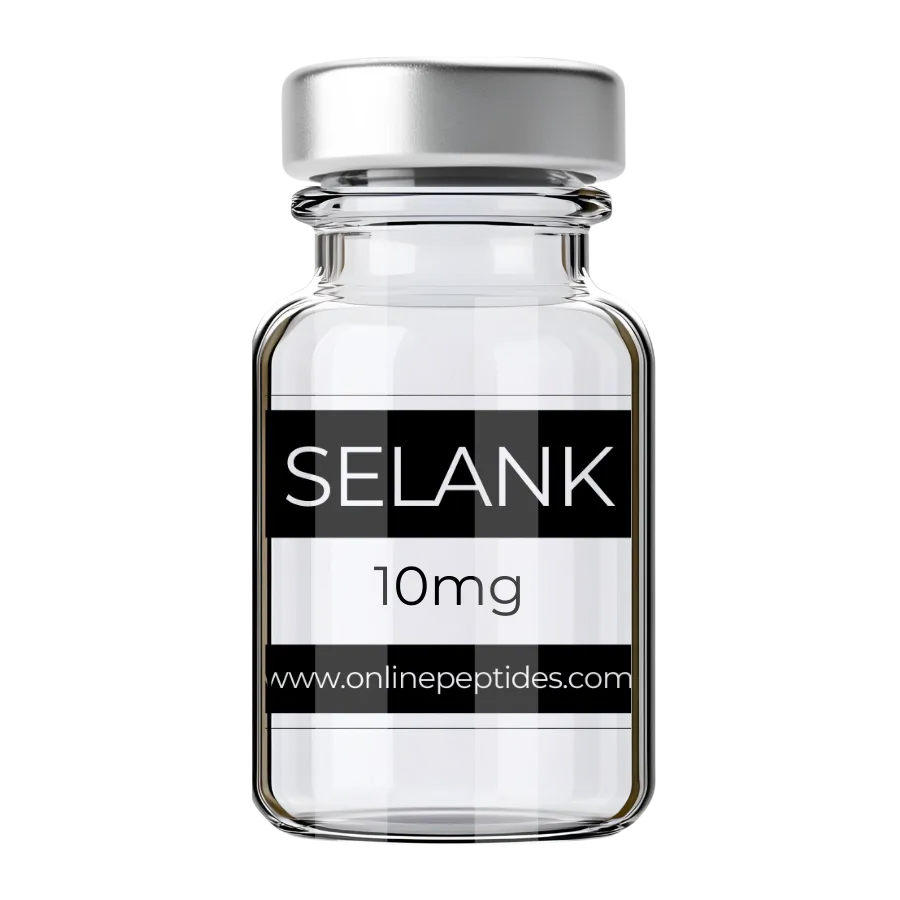 Selank research peptide vial