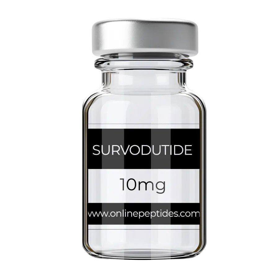Survodutide research peptide vial